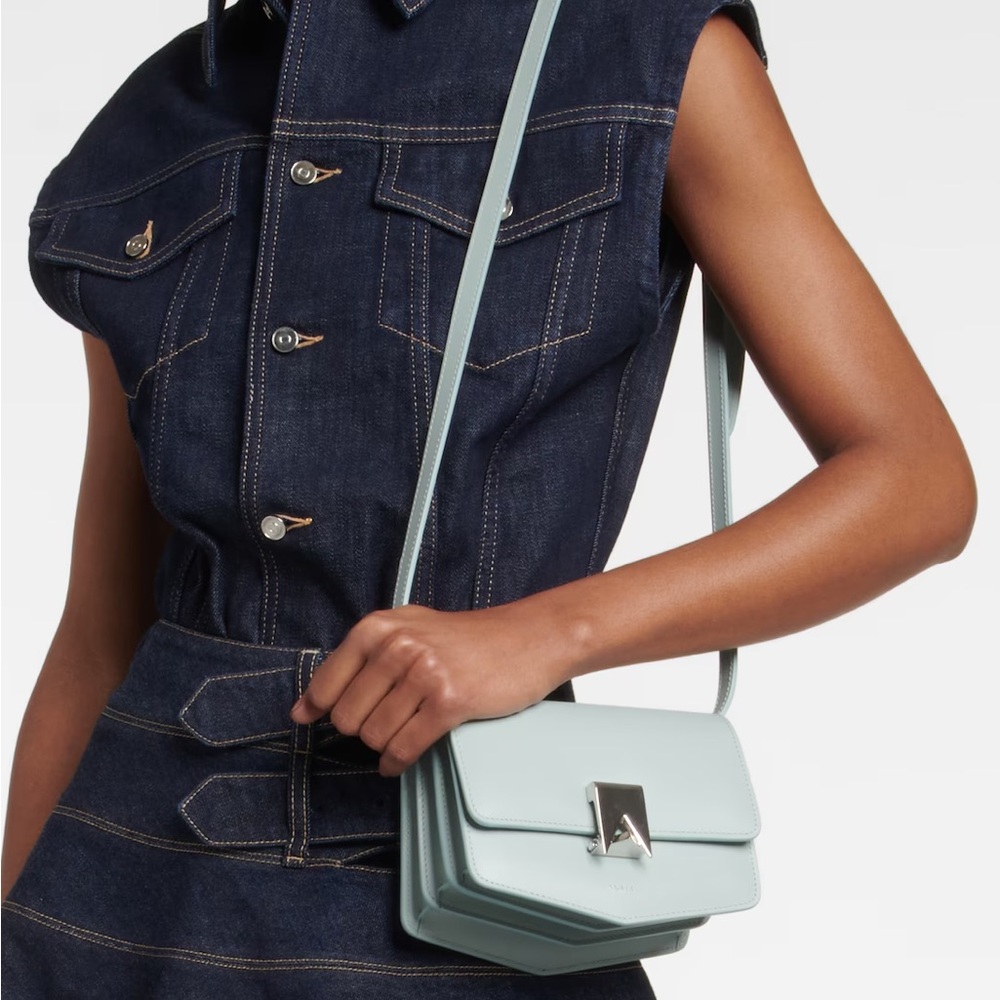 ALAÏA
Le Papa Small leather crossbody bag $3100 blue